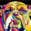 Dog Animals - DIY Paint By Numbers - Numeral Paint