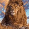 Lions Animals Picture - DIY Paint By Numbers - Numeral Paint