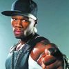50 Cent American Rapper paint by numbers