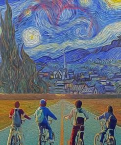 Stranger Starry Night Paint By numbers