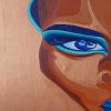 African Woman With Blue Eyes paint by numbers