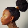 African Woman With Hair Accessories For Afros paint by numbers