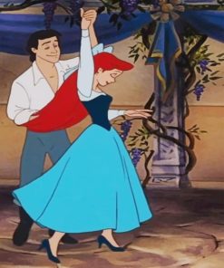 Ariel Dance With Her Prince paint by numbers