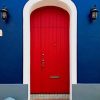 Beautiful Red Door paint by numbers