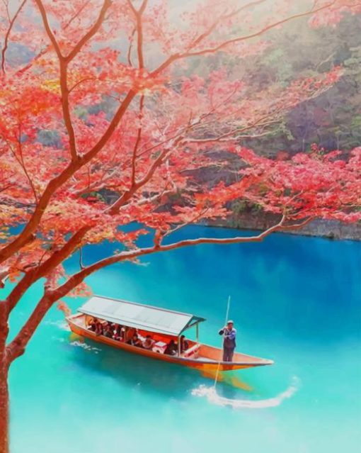 Cool Places in Japan paint by numbers