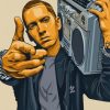 Eminem American Rapper paint by numbers