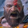 God Of War 3 Kratos With Beard paint by numbers