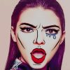 Kendall Pop Art paint by numbers