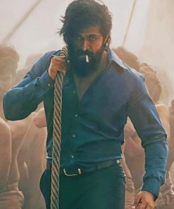 Kgf Yash Movie paint by numbers