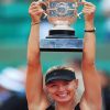 maria sharapova trophy roland garros paint by number