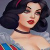 Modern Snow White paint By Numbers