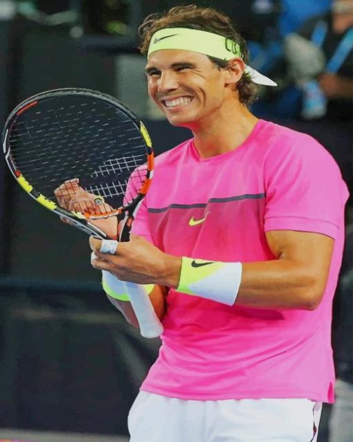 rafael nadal paint by number