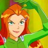 Sam Totally Spies paint by numbers