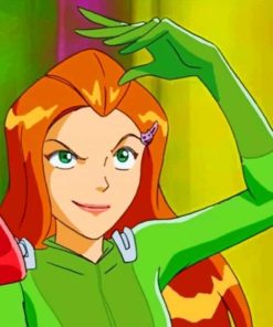Sam Totally Spies paint by numbers