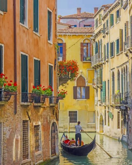 The Famous City venice Italy paint by numbers