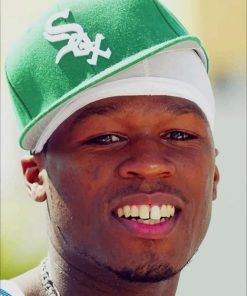 The Famous Rapper 50 Cent paint by numbers