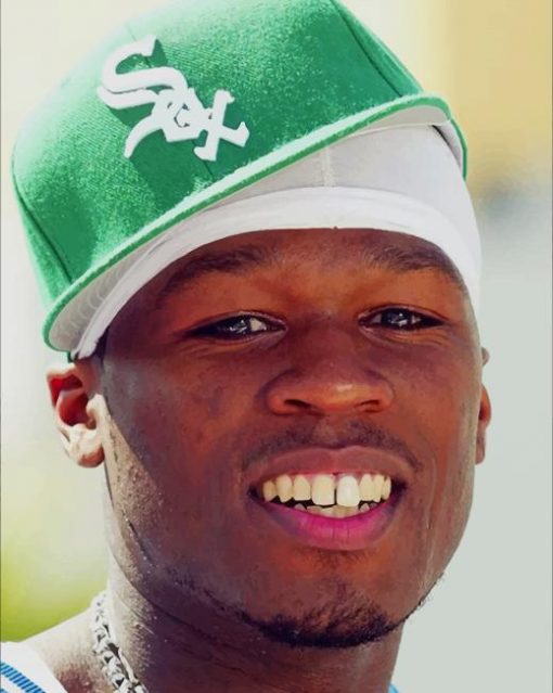 The Famous Rapper 50 Cent paint by numbers