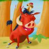 timon and pumbaa paint by number