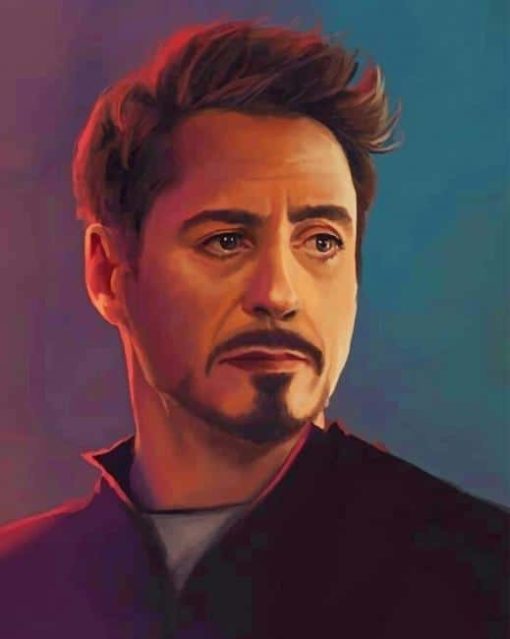Tony Stark paint by Numbers