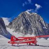 Alaska Mountain Airplane paint by number
