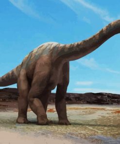 Argentinosaurus Dinosaur paint by numbers