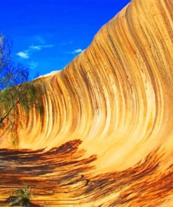 Australia Wave rock painting by numbers