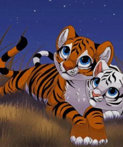 Baby Tiger paint by number