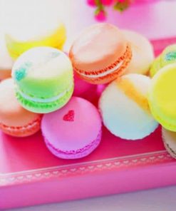 Beautiful Colorful Macarons paint by number
