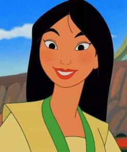Beautiful Mulan paint by numbers
