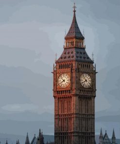 Big ben paint by numbers