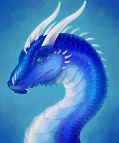 Blue Dragon paint by numbers
