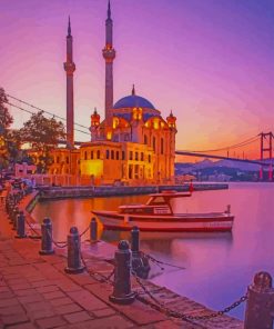 Büyük Mecidiye Mosque turkey paint by numbers