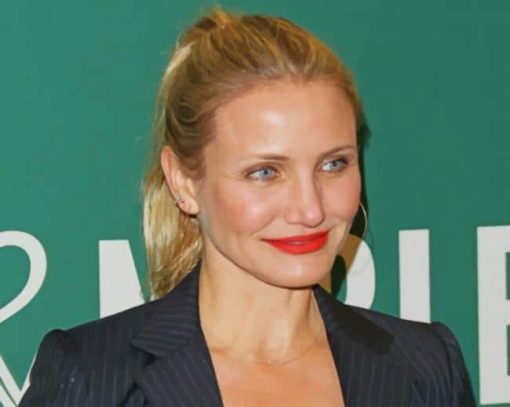 Cameron Diaz Actress paint by number