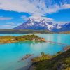 Chile Torres del Paine National Park paint by number