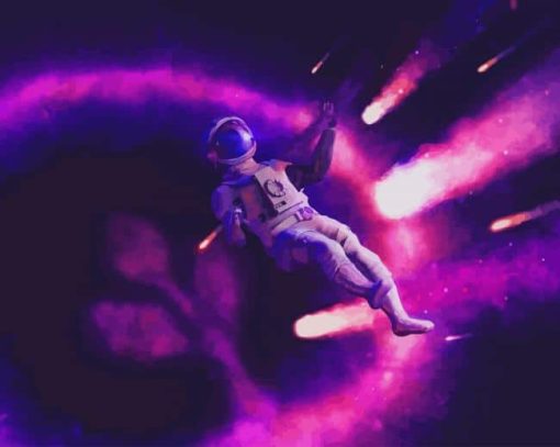Chilling In Space paint by number