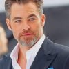 Chris Pine Actor paint by numbers
