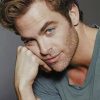 Chris Pine Portrait paint by numbers