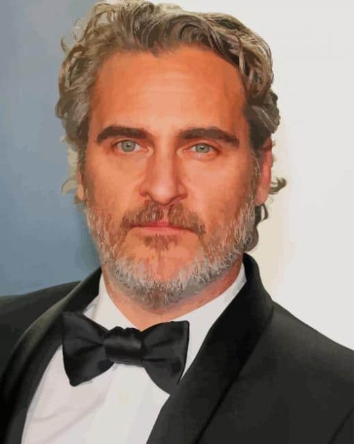 Joaquin Phoenix paint by numbers