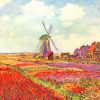 Claude Monet Tulip Fields paint by numbers