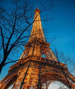 Eiffel tower France paint by number