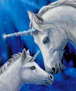 Fantasy Unicorns paint by numbers