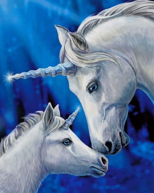 Fantasy Unicorns paint by numbers