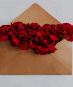 Flowers In Envelope paint by number