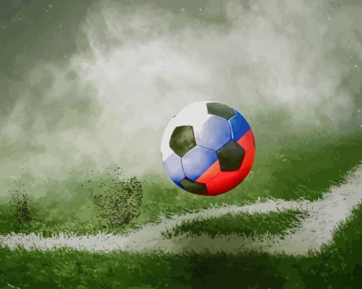 Football Grass Sport paint by number