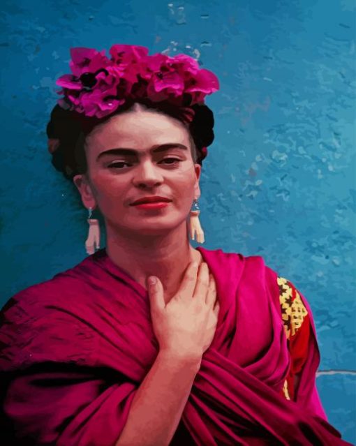 Frida Kahlo Portrait paint by number