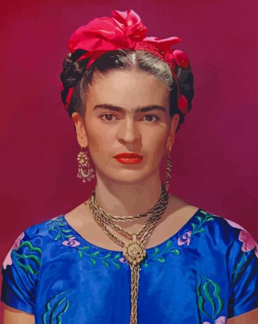 Frida Kahlo Painter paint by numbers