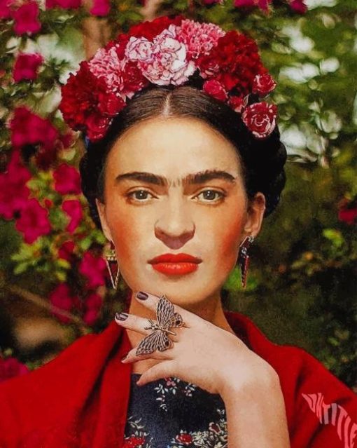 Frida kahlo Portrait paint by number