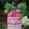 Garden roses cake paint by numbers