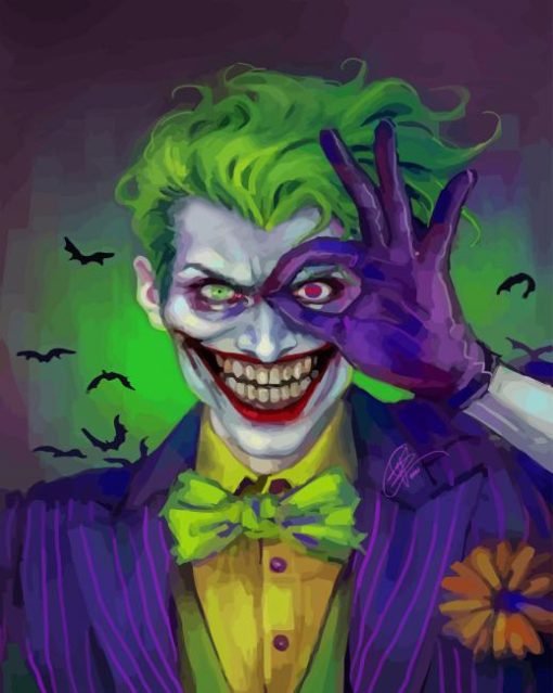 Happy Joker paint by numbers