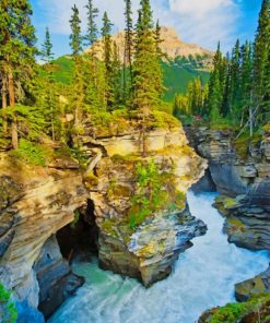 Jasper National Park Canada paint by numbers